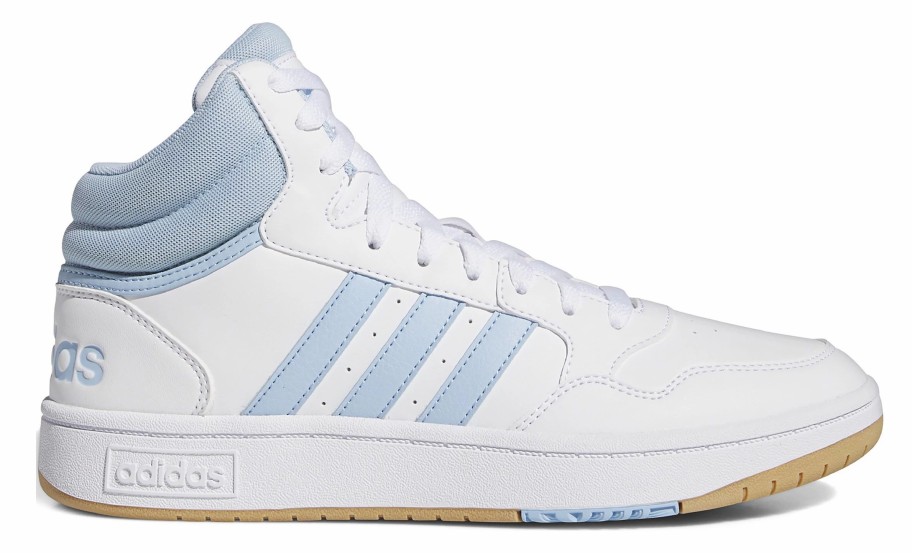 * Women'S Hoops 3.0 Mid Sneaker White/Clear Sky/Gum Women