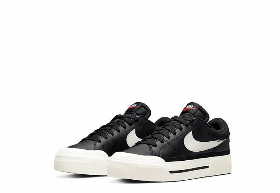 * Nike Womens Court Legacy Lift Sneaker Black Women