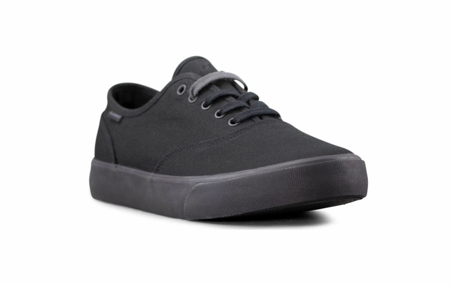 * Men'S Lear Wide Lace Up Sneaker Black Men