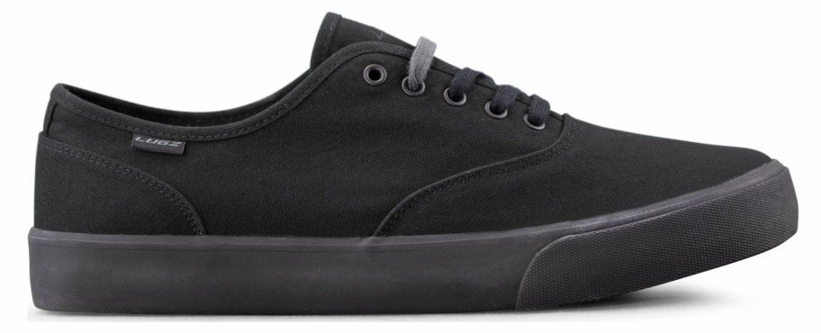 * Men'S Lear Wide Lace Up Sneaker Black Men