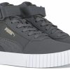 * Puma Women'S Carina 2.0 Mid Court Sneaker Grey/Gold Women