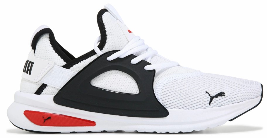 * Puma Men'S Softride Enzo Evo Sneaker White/Black/Red Men