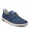 * Florsheim Mens Crossover Canvas Plain Toe Slip On Sneaker Navy Men