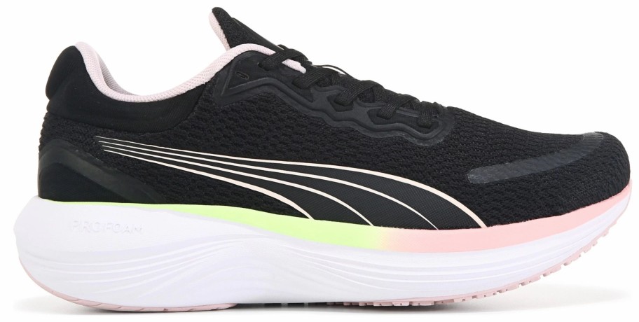 * Puma Women'S Scend Pro Running Shoe Black/Pink/Green/White Women