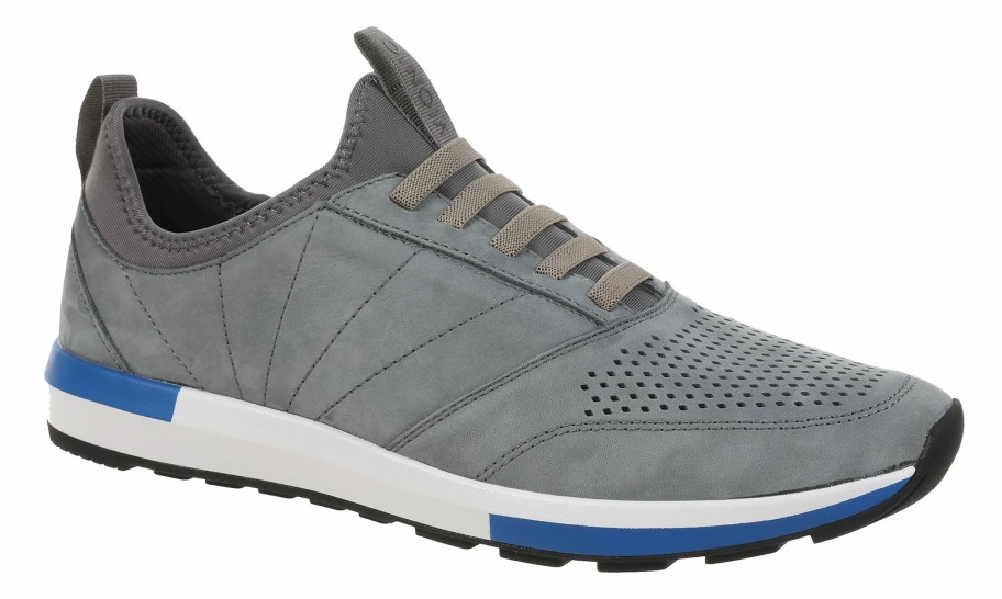 * Men'S Trent Sneaker Grey Leather Men