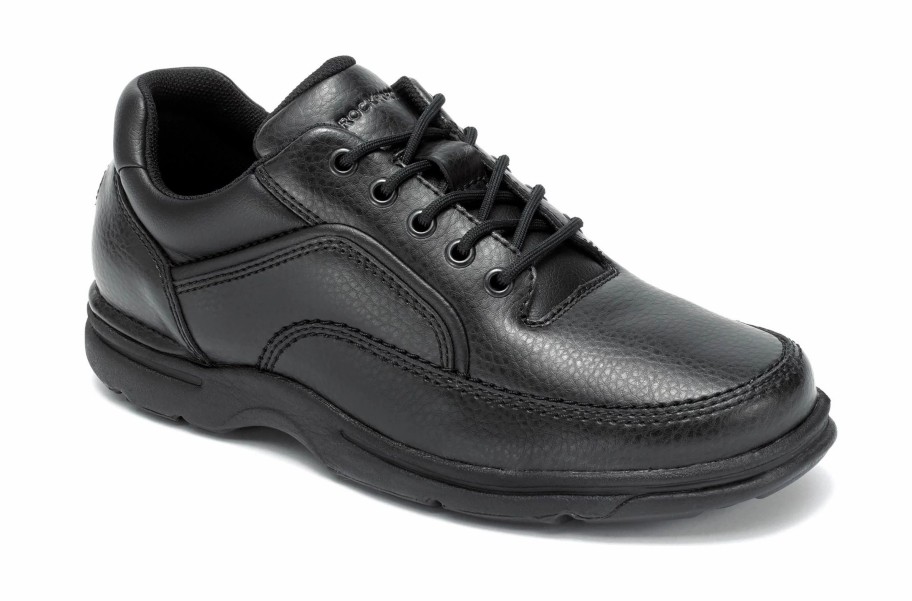 * Men'S Eureka Medium/Wide/X-Wide Oxford Black Leather Men