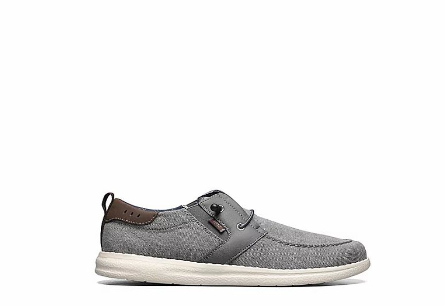 * Nunn Bush Mens Brewski Slip On Sneaker Grey Men