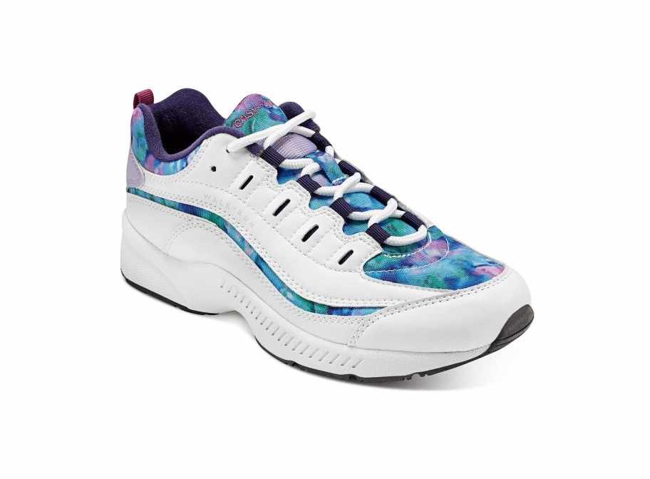 * Women'S Romy Narrow/Medium/Wide Sneaker White/Blue/Purple Tie Dye Women