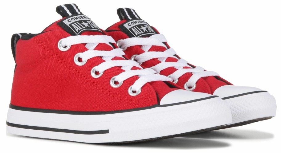 * Kids' Chuck Taylor All Star Street Mid Sneaker Little Kid Red/White Boys