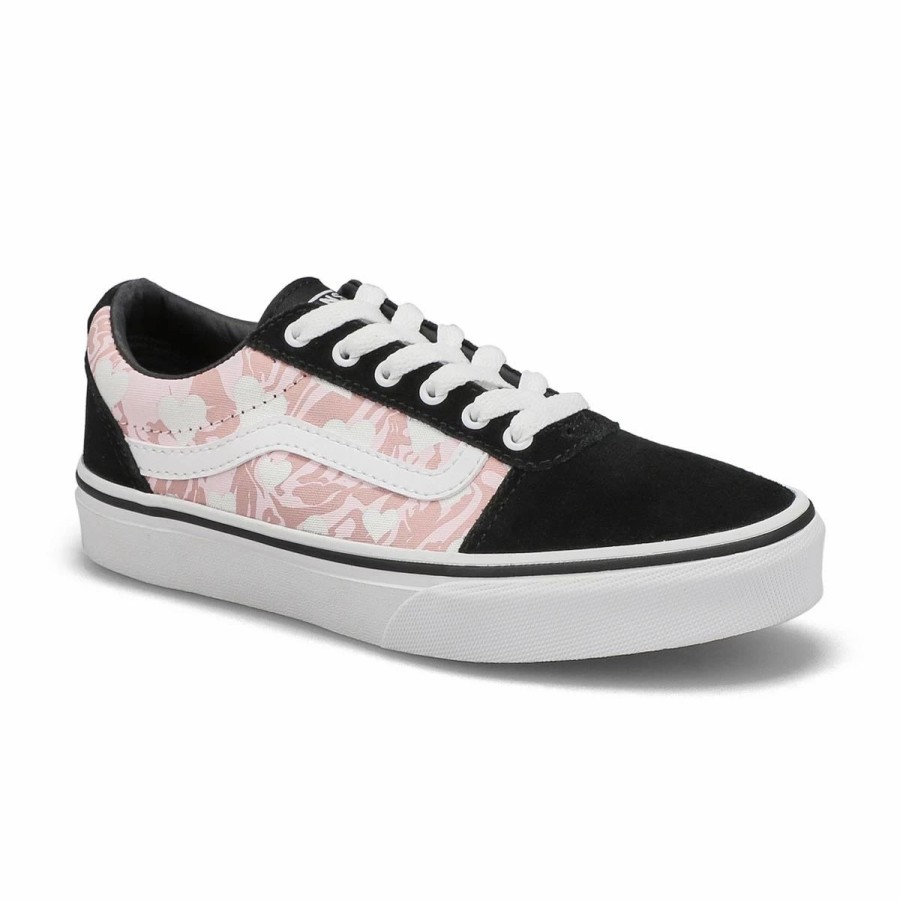 * Vans Girls' Ward Rainbow Checkered Sneaker Girls