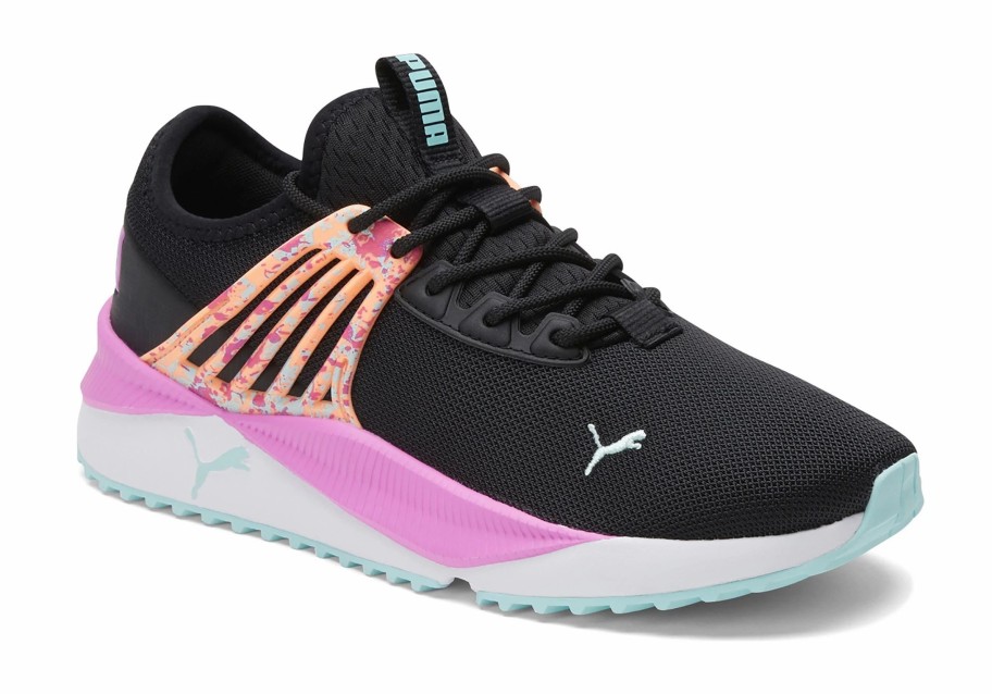 * Puma Kids' Pacer Future Street Sneaker Big Kid Black/Orchid Girls