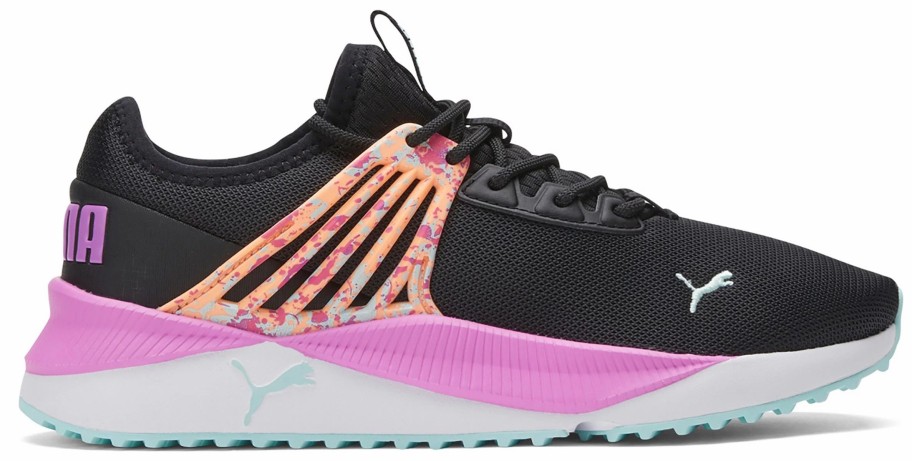 * Puma Kids' Pacer Future Street Sneaker Big Kid Black/Orchid Girls