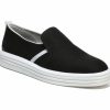 * Women'S Maldives Slip On Sneaker Black Canvas Women