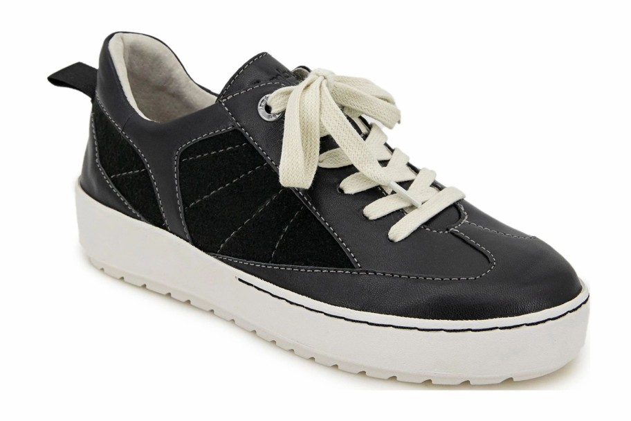 * Women'S Sandy Sneaker Black Leather Women