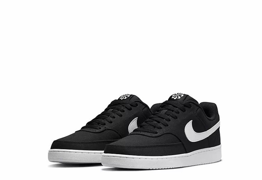 * Nike Womens Court Vision Low Next Nature Sneaker Black Women