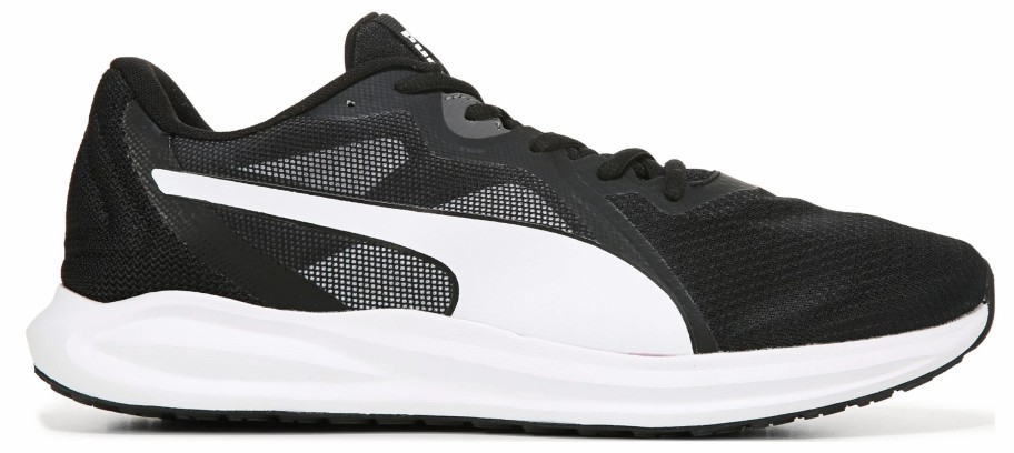 * Puma Men'S Twitch Wide Running Shoe Black/Asphalt Men