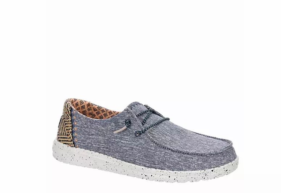 * Heydude Womens Wendy Slip On Sneaker Denim Women