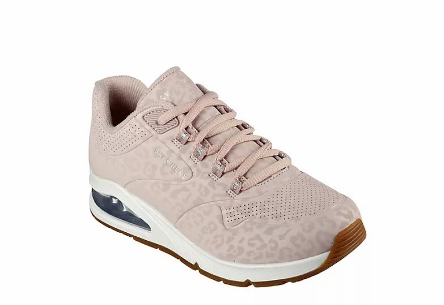 * Skechers Womens Uno 2 Sneaker Blush Women