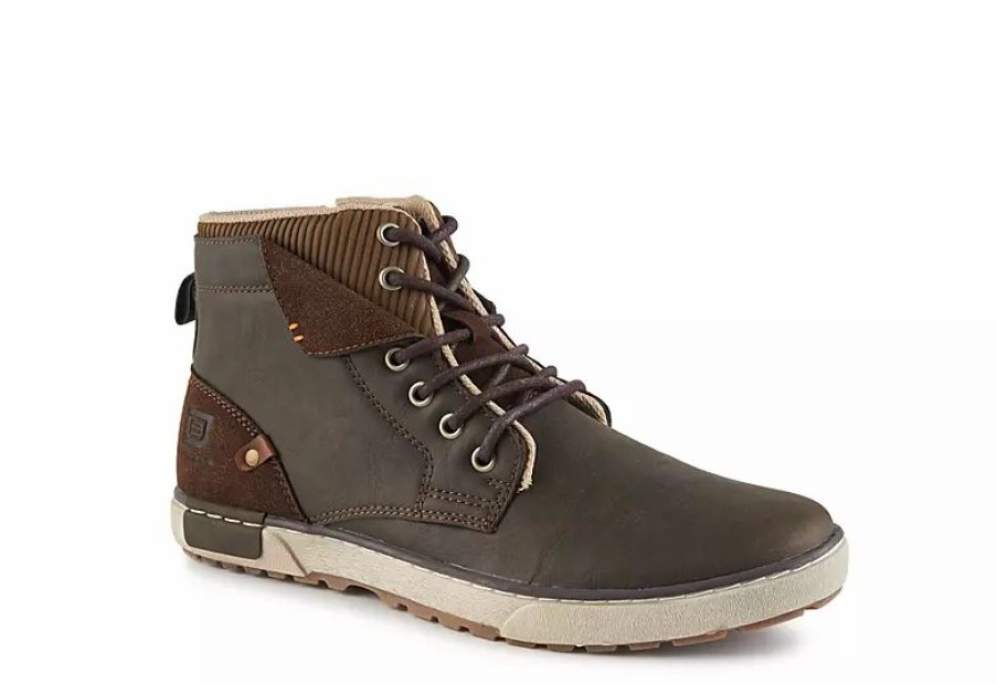 * Day Five Mens Viper Mid Sneaker Dark Brown Men