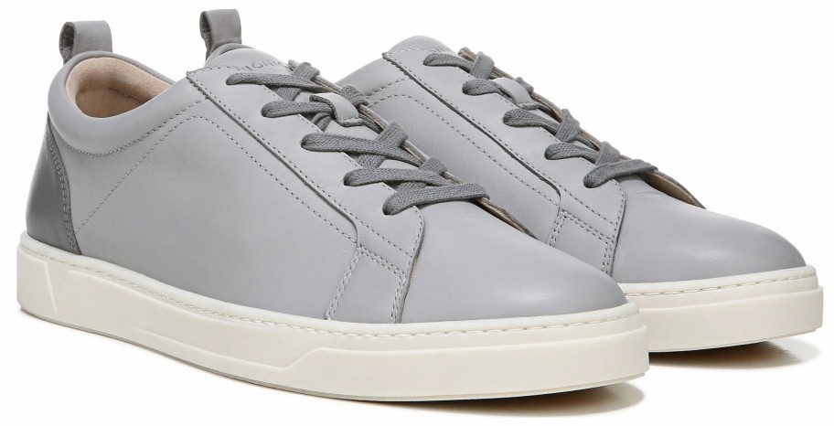 * Men'S Lucas Casual Sneaker Light Grey Leather Men