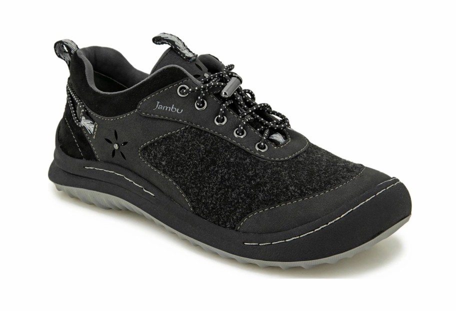 * Women'S Sunset Wide Sneaker Black/Grey Women