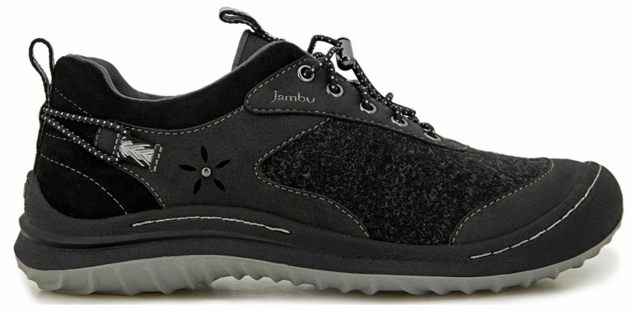 * Women'S Sunset Wide Sneaker Black/Grey Women