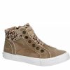 * Blowfish Womens Kora High Top Sneaker Taupe Women