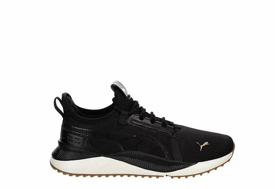 * Puma Womens Pacer Future Street Lux Deco Sneaker Black Women