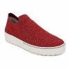 * Women'S Sasha Slip On Sneaker Red Fabric Women