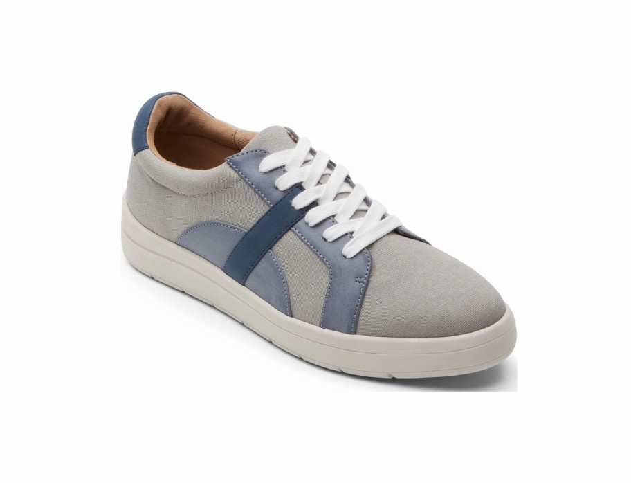 * Women'S Truflex Navya Medium/Wide Sneaker Blue Leather Women