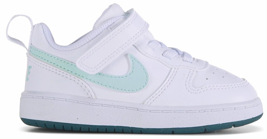 * Nike Kids' Court Borough Low Recraft Baby/Toddler White/Jade Girls