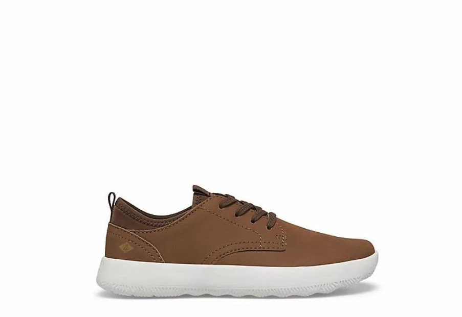 * Sperry Boys Coastal Break Skiff Sneaker Brown Boys