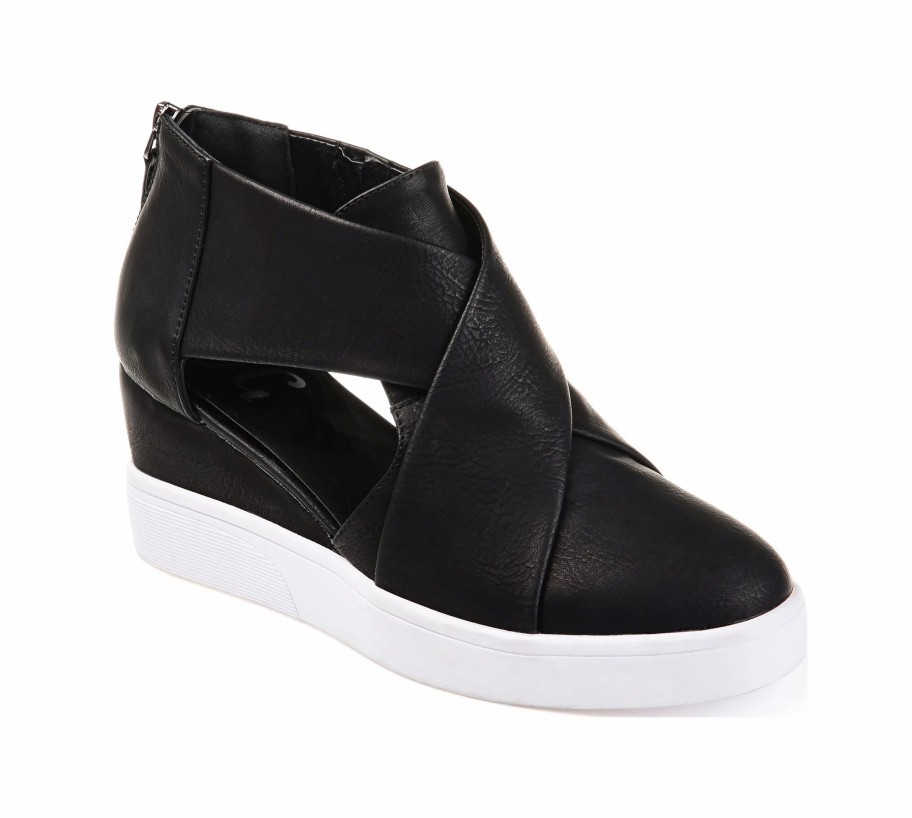 * Women'S Seena Wedge Sneaker Black Women