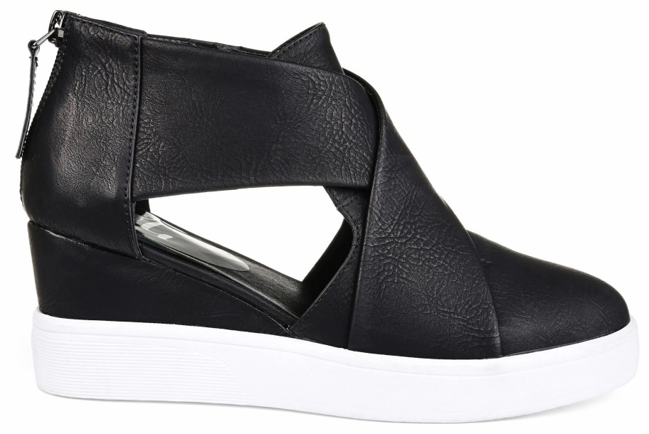 * Women'S Seena Wedge Sneaker Black Women