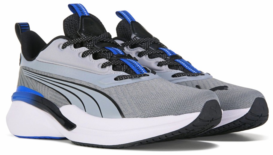 * Puma Men'S Hyperdrive Profoam Speed Running Shoe Grey/Black/Blue Men