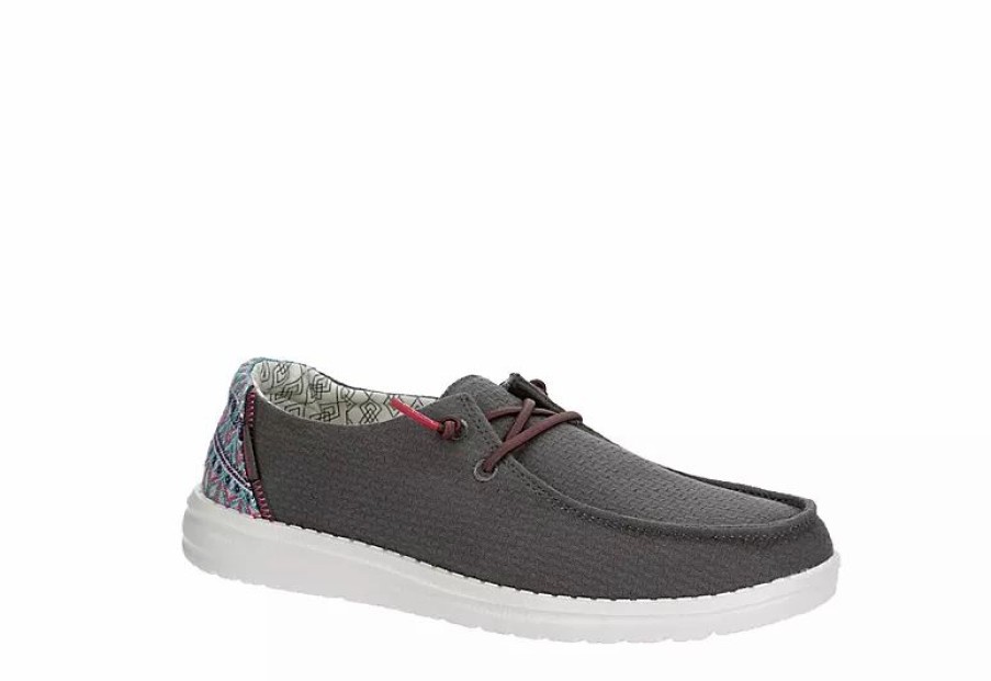 * Heydude Womens Wendy Slip On Sneaker Grey Women