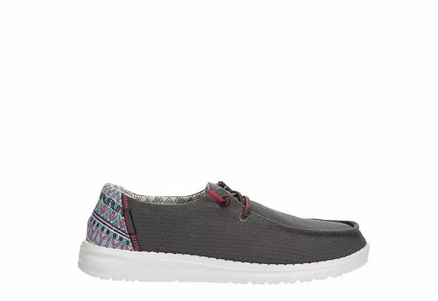 * Heydude Womens Wendy Slip On Sneaker Grey Women