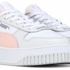 * Puma Women'S Carina Street Court Sneaker White/Rose/Gray Women