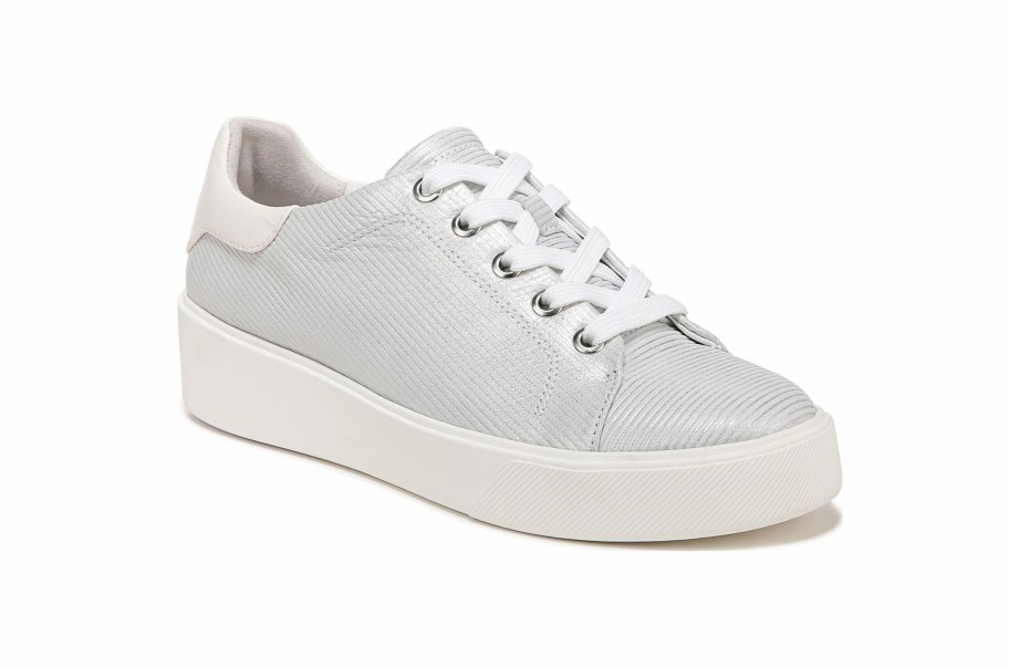 * Women'S Morrison 2.0 Medium/Wide Sneaker Silver Leather Women