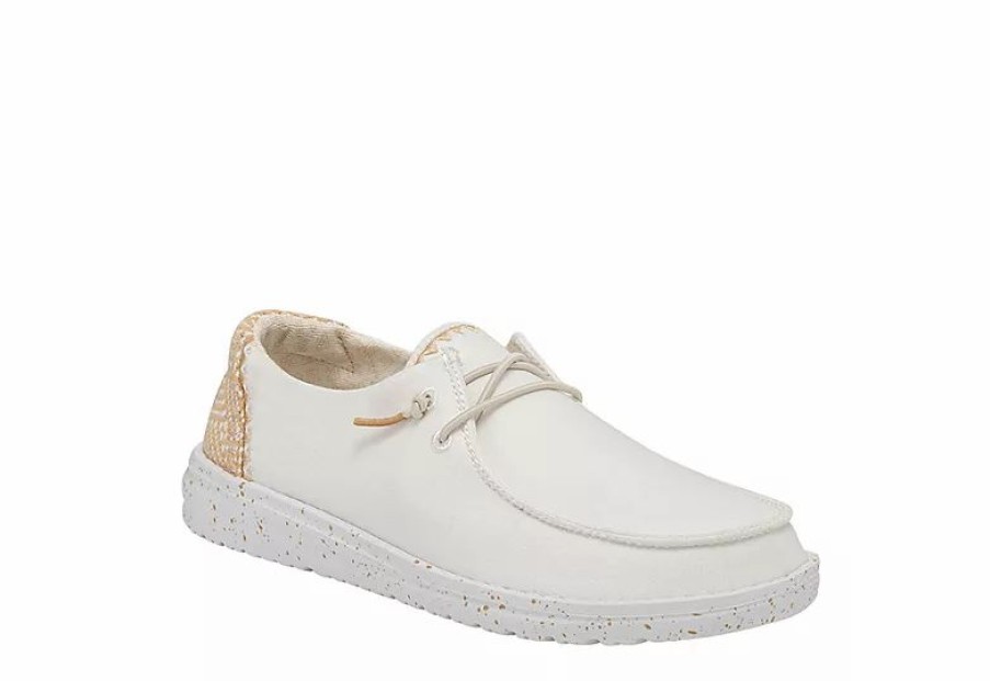 * Heydude Womens Wendy Slip On Sneaker White Women