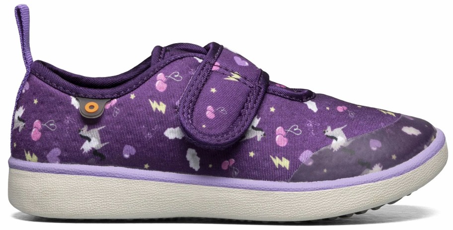 * Bogs Kids' Kicker Strap Sneaker Toddler/Little Kid Purple Multi Boys