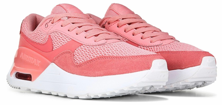 * Nike Women'S Air Max Systm Sneaker Coral/White Women