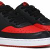 * Nike Men'S Court Vision Low Sneaker Black/University Red Men