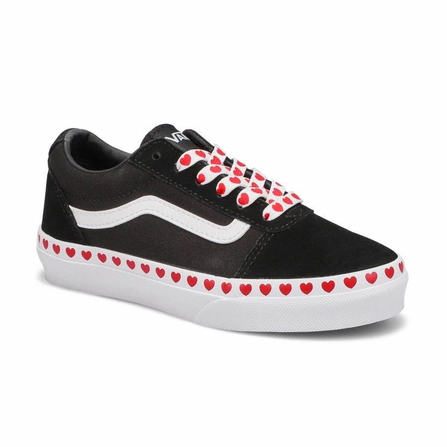 * Vans Girls' Ward Heart Foxing Sneaker Girls