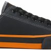 * Women'S Zia Sneaker Black/Orange Leather Women