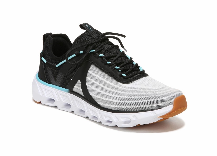 * Women'S Fortune Sneaker White/Black Synthetic Women