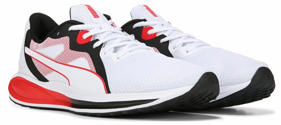 * Puma Men'S Twitch Running Shoe White/Red Men