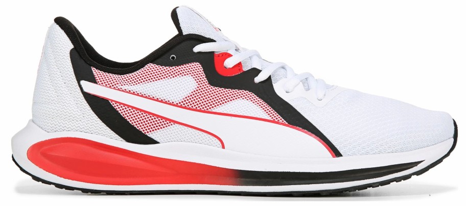 * Puma Men'S Twitch Running Shoe White/Red Men