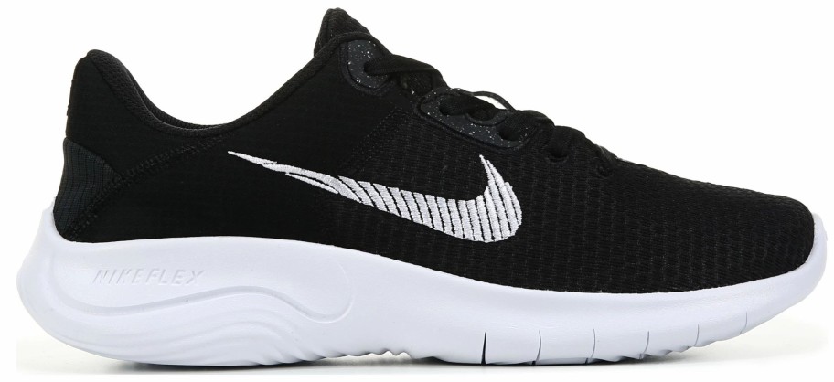 * Nike Women'S Flex Experience 11 Medium/Wide Running Shoe Black/White Wide Women