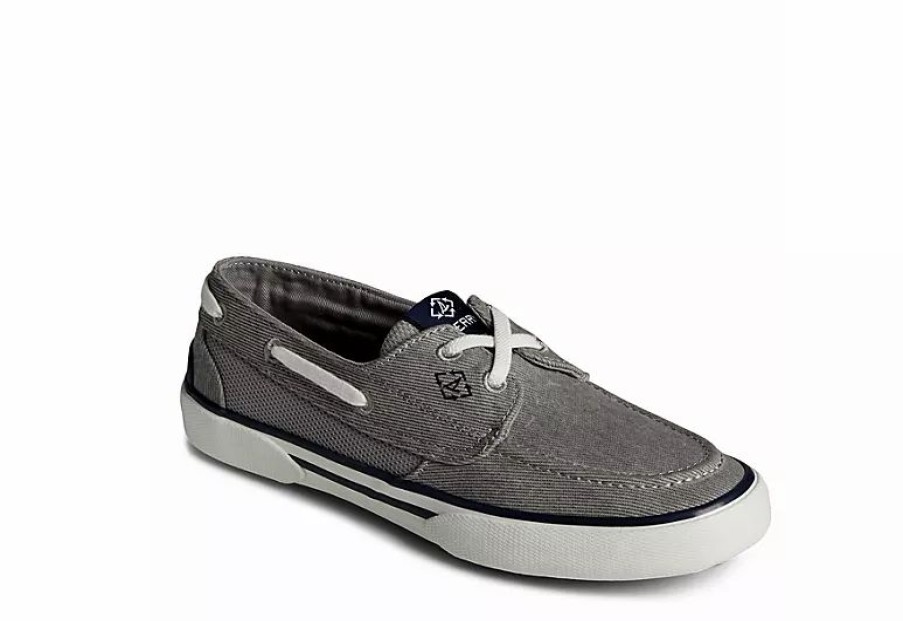 * Sperry Womens Pier Wave Boat Slip On Sneaker Grey Women